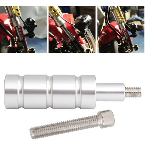 Motorcycle M8 M6 Mounting Bracket Post Support Base Sport Tail Light Spotlight Bracket Fog Light For Cafe Racer Cruiser Bobber