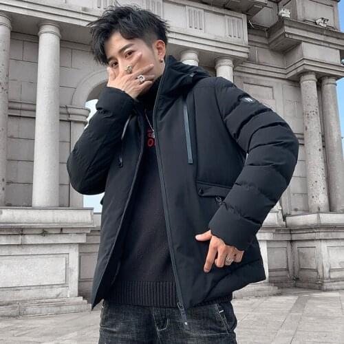 Men Jacket Coats Winter Casual Cotton Warm Zipper Parkas Mens Clothing Thick Waterproof Outwear Hooded Jackets Hombre