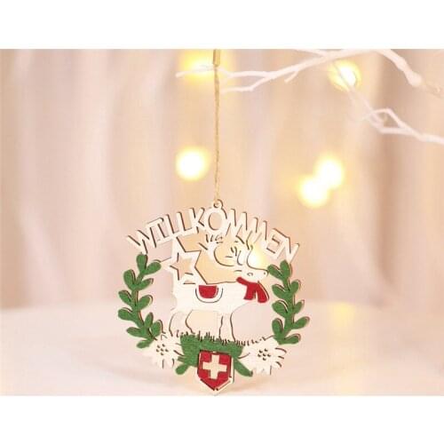 New Year 2022 Noel Xmas Decoration for Home Christmas Decorations Chirstmas Tree Hanging Pendants DIY Christmas Ornaments Gift
