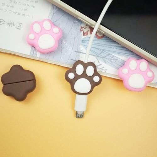 New Cable Accessory Cable Animal Bites Cartoon USB Charging Data Cable Protector For iphone X 8 7 6 5 USB Cable Protection