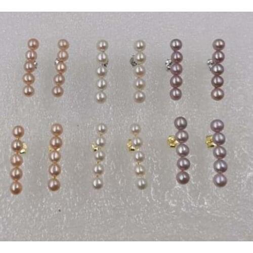 Wholesale Retail Long Style Studs Pearl Earrings S925 Rare Jewelry