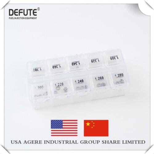 50pcs Common Rail B24 Injector Repair Adjustment Washer adjusting shim size:1.7-3.95