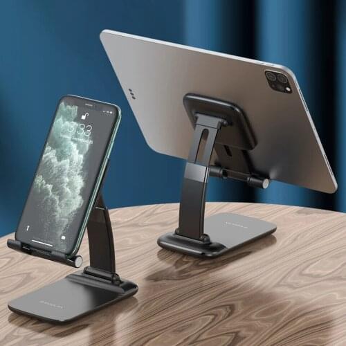 Height Adjustable Telescopic Folding Desktop Stand Concise Design for iPhone iPad Universal Devices Phone Tablet Portable Holder