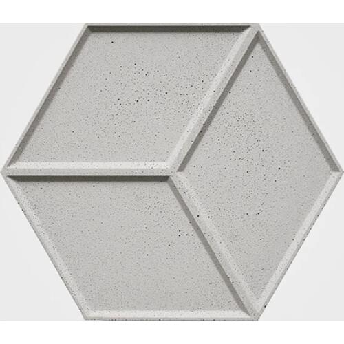 Hexagon Concrete Tray Pallet Mold Concrete Tile Silicone Molds Plaster Brick Wall Panel Molds Cement Tray Mould