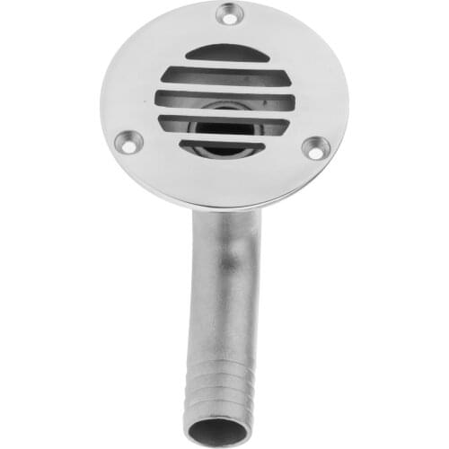 Stainless Steel Floor Drain Scupper 90 Degree Boat Plumbing Fitting 3/4inch