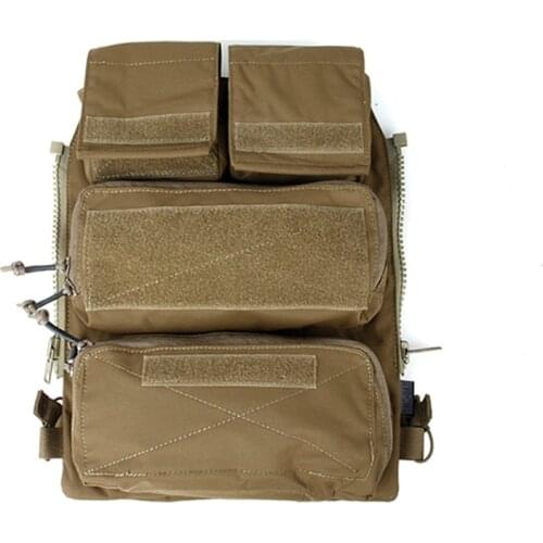 TMC3107 attack back tactical vest pouch zipper bag non reflective Cordura fabric material