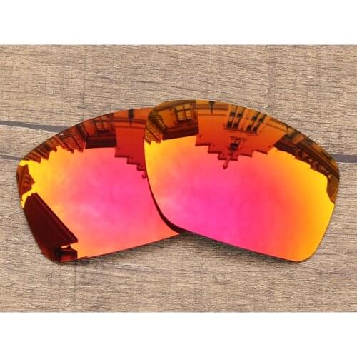 Vonxyz Ruby Mirror Polarized Replacement Lenses for-Oakley Big Taco Frame