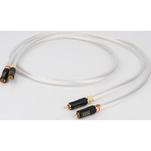 Preffair X42030 HI-End 12cores OCC Silver Plated RCA Cable with WBT0144 RCA connector plug Audiophile Interconnect Cable