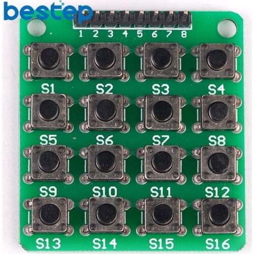 1PCS MCU Extension 4 x 4 16-Key Matrix Keyboard Module