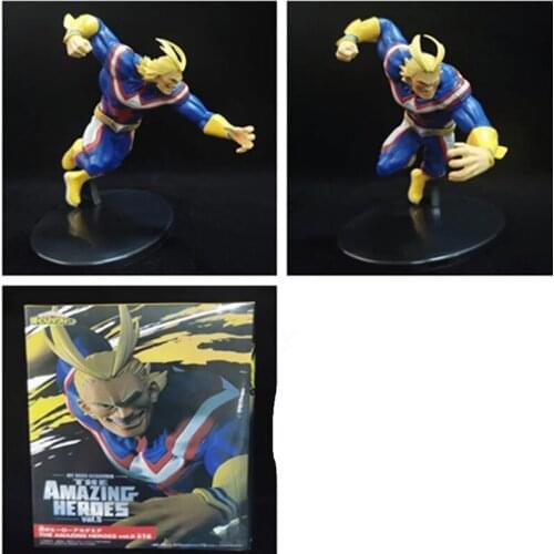 17cm My Hero Academia All Might Boku The Amazing Heros PVC Figure Model figure Dolls with Box