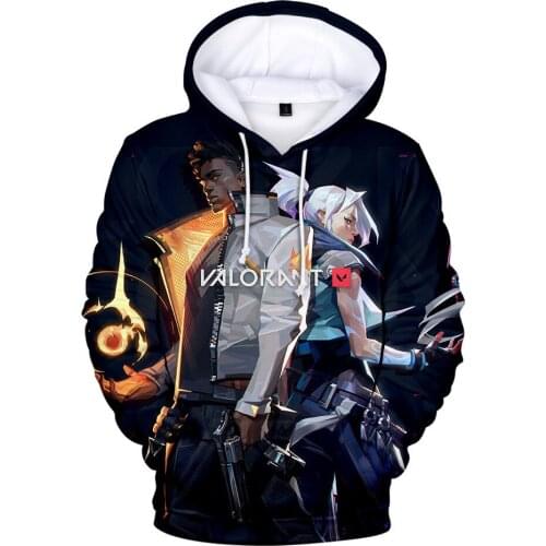 2021 Fashion Design 3D Print Game Valorant New Hooded Sweatshirt Men/women Casual Autumn Hoodies High Quality Pullover