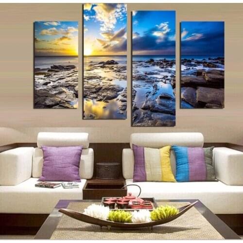 4 pcs/set,Diamond Embroidery,The blue sea 5D,Diamond Painting,Cross Stitch,3D,Diamond Mosaic,Decoration,gift