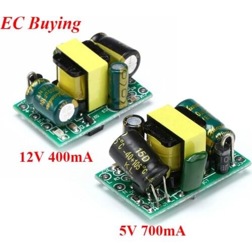 AC-DC 220V to 5V 12V 400mA 700mA Step-down Buck Power Supply Module AC DC Output 12V400mA 5V700mA Isolated Switching Converter
