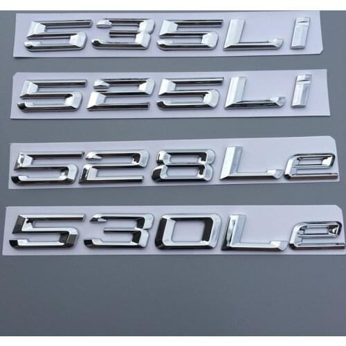 ABS 3D 525LI 530Le 528Le 535li Car Emblem Badge