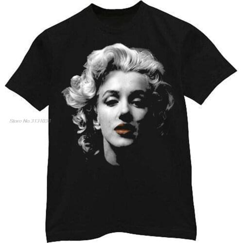 Marilyn Monroe Men T-Shirt Summer Men Cotton Tshirt Hip Hop Tees Harajuku Streetwear