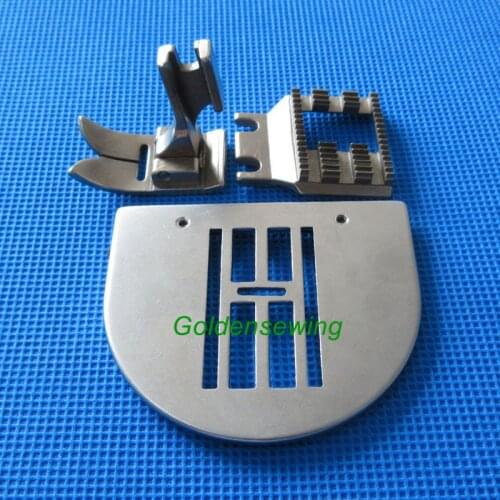 THROAT PLATE & FEEDER & PRESSER FOOT for ZIGZAG MACHINE BROTHER TZ1-B651 B652 please choose your wanted size