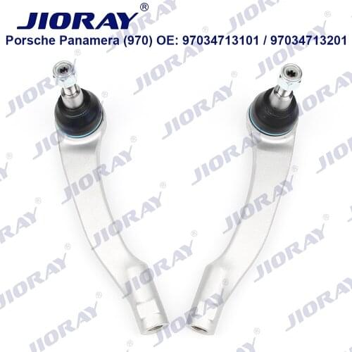 JIORAY Pair Front Axle Outer Steering Tie Rod Ends Ball Joint For Porsche Panamera 970 3.0 D 4.8 Turbo 2009~2016