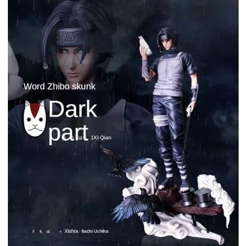 Classic Anime Naruto Akatsuki Uchiha Itachi Anbe Mask Action Figure Statue Boxed Doll Decoration Model Childrens Gift Collection