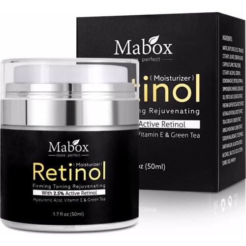 Pure Retinol Facial Hyaluronic Acid Anti-aging Vitamin E Collagen A Cream 50g 2.5% Moisturizing Cream Retinol Cream