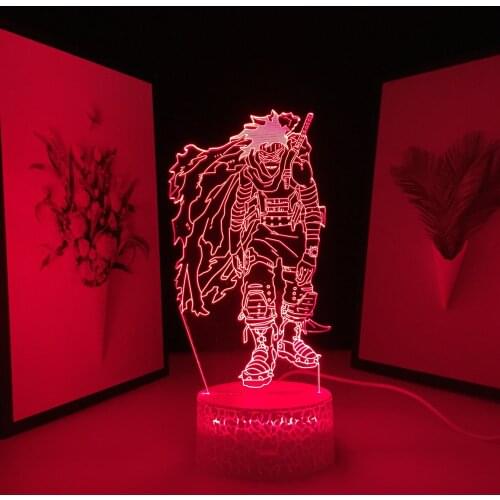 Chizome Akaguro 3D Lamp My Hero Academia Lamp Anime 3d LED Night Light for Birthday Gift Room Decor 16 Colors Remote Control