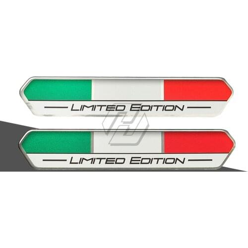 Italy Flag Limited Edition Sticker Motorcycle Tank Decal Case for Vespa Aprilia Ducati 1098 1099 1199 1299 696 Panigale