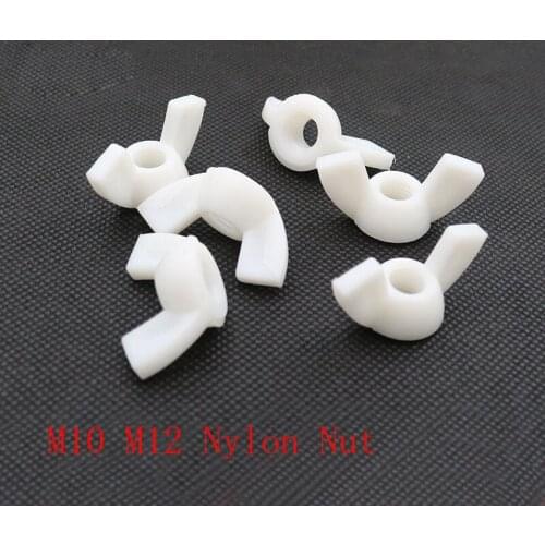 M10 M12 Wing nuts Nylon plastic wing nuts,handle Adjustable Lighten airplane model aircraft,LED Lighting isolation DIN315 nut