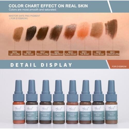 Mastor Pigments For Permanent Makeup