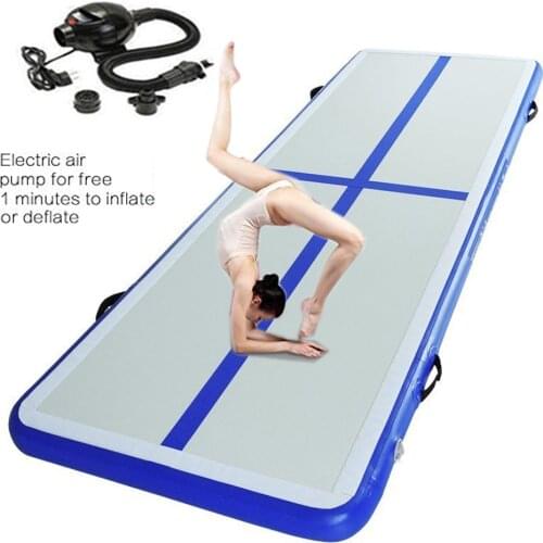 3m 4m 5m Inflatable Track Gymnastics Mattress Gym Tumble Airtrack Floor Yoga Olympics Tumbling wrestling Yogo Electric Air Pump