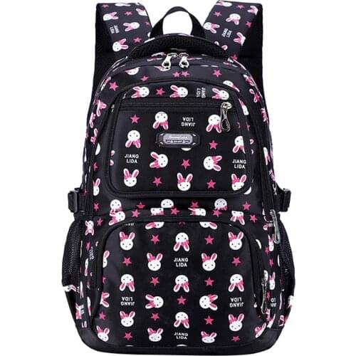 New Large schoolbag cute Student School Backpack Printed Waterproof bagpack primary school book bags for teenage girls kids