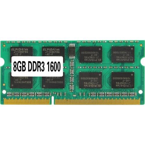 2GB 4GB 8GB Laptop Memory Ram SO DIMM PC3 12800 DDR3 1600MHz 204PIN 1600MHz For Notebook