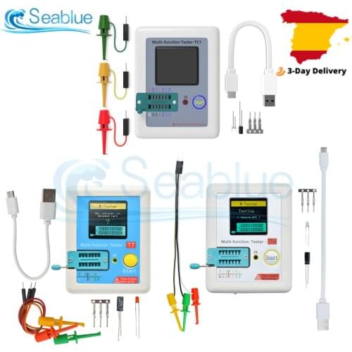 TC-T7-H TCR-T7 LCR-TC1 Transistor Tester Multimeter Colorful Display For Diode Triode MOS/PNP/NPN Capacitor Resistor Transistor