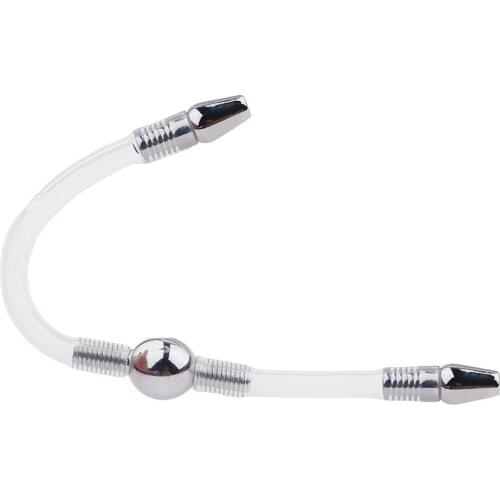 Two Head Penis Plug Sex Toys For Men /Gay Butt Plug Urethral Plug Sitmulate Glans Dilator Urethral Male Masturbators Sex Shop