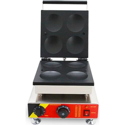 4 hole Dorayaki machine Commercial Non-stick Pancake waffle machine Electric muffin snack equipment NP-551 Waffle maker 110/220v