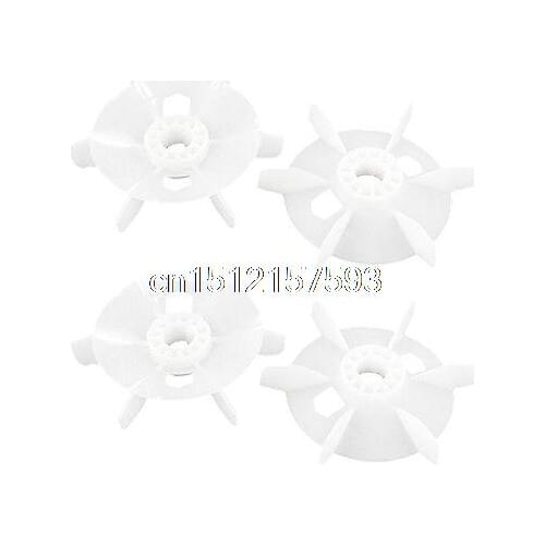 4pcs Motor Engine Cooling Radiator Fan Blade Wheel Impeller for 18mm Shaft