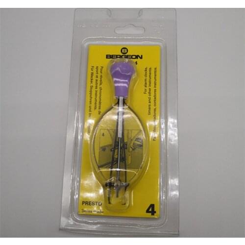 BERGEON 30669-4 needle pliers are used to remove the clock timer watch repair tool