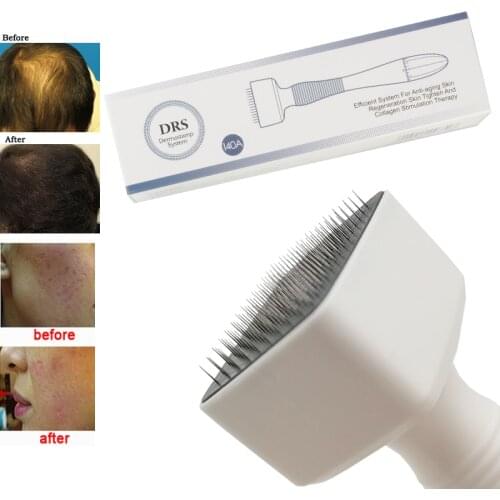 Derma Stamp DRS140 A Mezoroller Micro Needle for Skin Care Hair Regrowth Beard Growth Anti Hair Loss Treatment Thinning Receding
