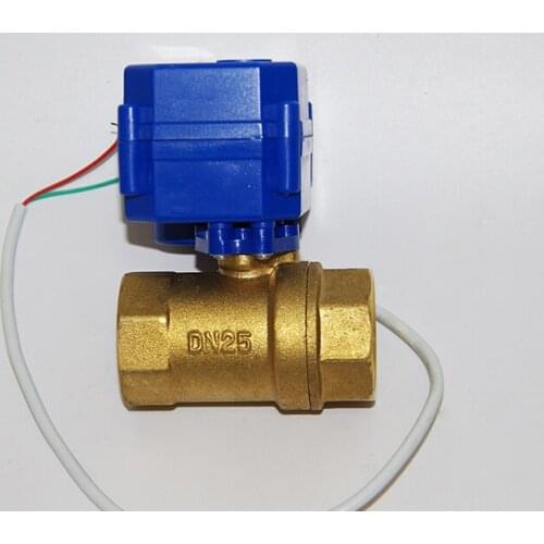 DN25(G1.0") AC220V two-way valves CWX - 15 q N fixed ball valve CR04 solar electric ball valve water