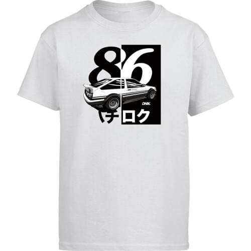 Initial D Tshirt Men Japanese Anime Harajuku T shirt 2019 Summer Tops Short Sleeve White Black Loose Tees Workout T-Shirt Mens