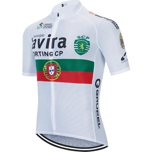 Team TAVIRA Cycling Jersey White Bike Maillot Men Women Ropa Ciclismo Bicycle Top Wear