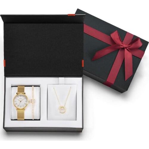 Women Watch Set Quartz Movement Jewelry Ladies Bracelet Wrist Watch Female Clock Fashion 2021 Gift For Lover Watch Anniversary