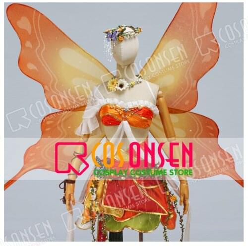 COSPLAYONSEN Love Live! After awakening Kousaka Honoka Land of Fairies Ver Cosplay Costume With wings