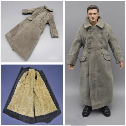 1:6th WWII Winter coat Model For 12" Male Action Figure Doll