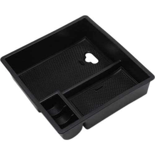 NEW-Car Central Handrail Storage Box Console Handrail Armrest Storage Glove Box Tray for Toyota Fortuner 2011-2015