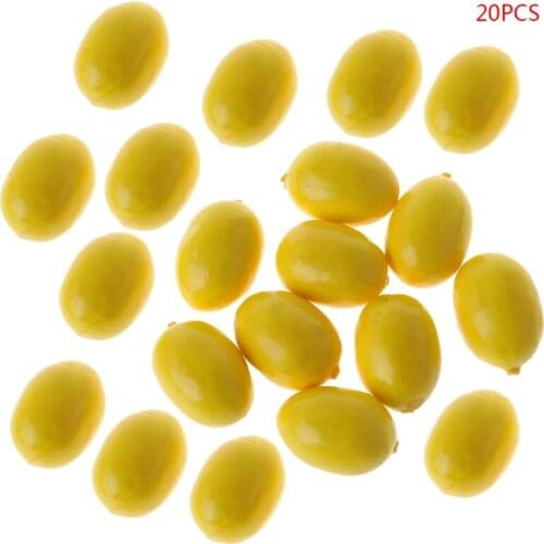 20pcs Lifelike Simulation Artificial Lemon Fake Fruit Disply Home Party Decor Dropship