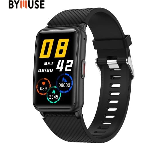 BYMUSE H96 Smart watch Men 1.57inch Color Screen Waterproof IP67 Whatsapp Message Reminder Activity Tracker for IOS Android