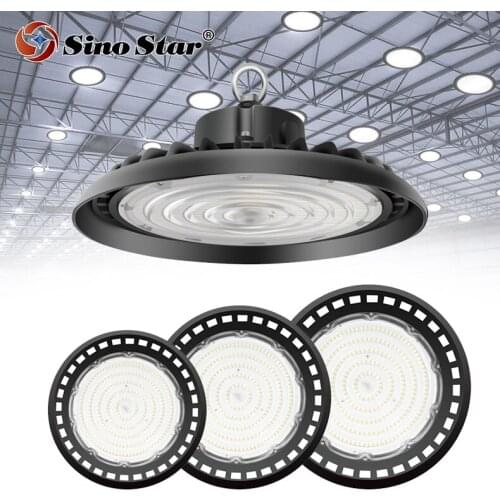 SS150CU2F-PS IP65 UFO Design Crossover series 5years warranty 150w led high bay Pendant LED Light 130lm/w