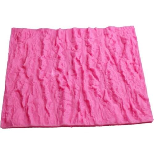 Tree Bark Texture Silicone Mold Cake Fondant Impression Mat Decorating Supplies Drop shipping