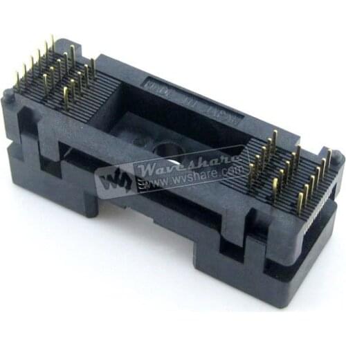TSOP32 TSOP OTS-32-0.5-08 Enplas IC Test Burn-In Socket Programming Adapter 18.4mm Width 0.5mm Pitch