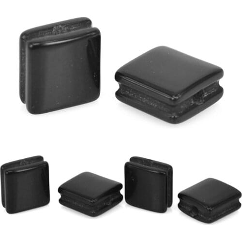 10Pc Black Onxy Square Shape Natural stone Beads Fit For Men Bracelet DIY Fashion Jewelry Making Semi Precious Stone accessoires