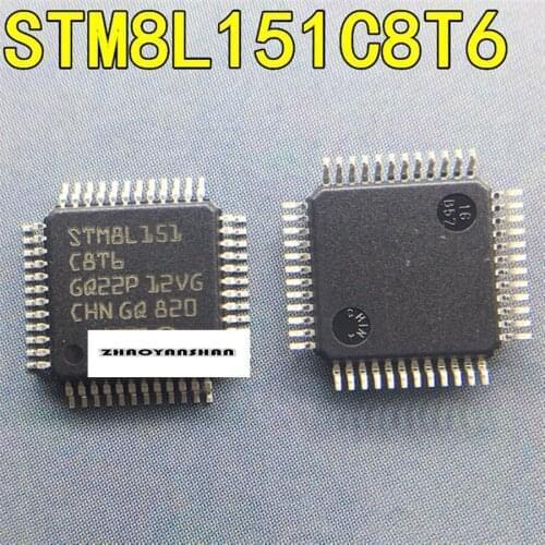 10pcs X STM8L151C8T6 STM8L151 LQFP48 NEW Free Shipping